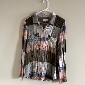 Lucky Brand Plaid Button-Up Shirt